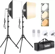 Kit de iluminación para fotografía Softbox, Softbox profesional de 16'' x 16''