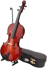 FOYTOKI Mini Violin Model Violin Crafts for Desktop Home Adornment Safe Decor Photography Props