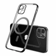 For Apple iPhone 11 MagSafe Magnetic Case with HaloLock Shockproof Military Grade Protection Scratch Resistant Back Protective Cover (Black)