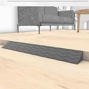 MAEEHDNKM Threshold Ramp Plastic, Doorway Entry Ramps Wheelchair Ramp, Self-Adhesive Steps Transition Ramp, Non-Slip Curb Ramps for Walkers Scooter(Black,99x8x2 cm)