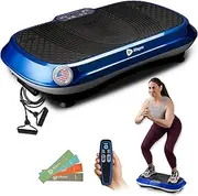 LifePro Vibration Plate Exercise Machine - Whole Body Workout Vibration Fitness Platform w/Loop Bands - Home Training Equipment for Weight Loss & Toning