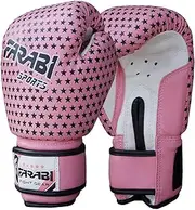 Farabi Kids Boxing Gloves 4-oz Pink Sparring Training Punching Bag Gloves Age 3-8 Year Old