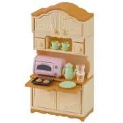 Sylvanian Families Calico Critters Kitchen Cupboard With Hutch & Toaster Set