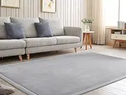 N&V 1.25" Thick Baby Play Mat with Non-Slip Backing,Large Foam Padded Play Area Rug Coral Velvet Crawling mat for Bedroom Dormitory Yoga, Home Decor for Living Room, Nursery 300 * 200CM
