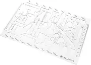 SGerste Chemistry Chemical Lab Laboratory Geometry Technical Drawing Template Stencil Chemistry Science Test Tube Experiment Symbols Stencil Template School College
