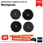 4-Pack Carbon Filters for Westinghouse WRJ911US Rangehood - Free Shipping