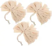 MOTHNUR 3pcs Exfoliating Net Bag Soap Mesh Holder for Deep Cleansing Natural Bath Sponge Versatile Cleansing Tool