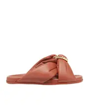 Sienna leather slides 36,37.5,37,38.5,38,39.5,40,36.5 Brown
