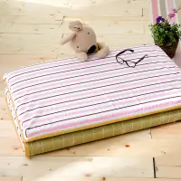 在飛比找蝦皮購物優惠-【台灣製純棉透氣精緻三折式冬夏兩用床墊】單人三折墊單人床墊外