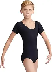 [Capezio] Boys' Tactel Short Sleeve Leotard