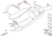 MINI CLUBMAN R55 Glove Box Hinge 51162752820 2752820 NEW GENUINE