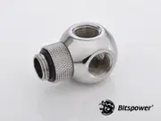 Bitspower G1/4" Silver Shining Q Plus-Rotary IG1/4"X4 Extender [BP-FR-C]