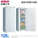 台灣三洋SANLUX 125L 單門直立式冷凍櫃SCR-125F