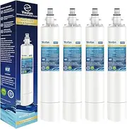 847200 Fridge Water Filter Compatible with Fisher Paykel 847200 847200-WF 847200WF 847200-2 FWC3 EFF-6049A RF522ADUX5 RF522WDRUX5 RF522BRDUB5 RF605QDUVX1 RS9120WRJ1 RS9120WLJ1 RS9120WRU,Pack of 4
