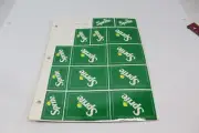 1991 Sheet Advertising Labels Stickers Sprite 14 Decals P#13674 Vintage