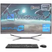 All IN One 27 " Curved G460 RAM 16gb SSD 120gb Windows 10 Pro Computer PC Fixed