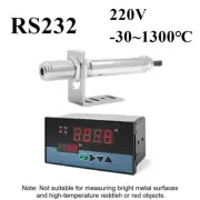 220V Non-contact Infrared Thermometer Sensor RS232 Temperature Tool W/Controller