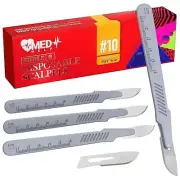 MedHelp 10 PCS Disposable Scalpels 10 - Dermaplaning Tool Scalpel Blades with...