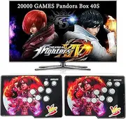 RegiisJoy 32000 in 1 Pandoras Box 78S Arcade Game Console Retro Game Machine for PC Projector TV, 2-4 Players,3D Games, Search/Hide/Save/Load/Pause Games One-Click Combo