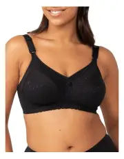 [Triumph] Lace Maternity Wirefree Bra in Black