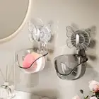 Wall Mounted Makeup Sponge Storage Box Punch Free Beauty Egg Storage
