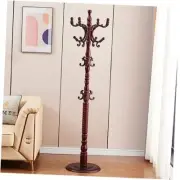 Wood Coat Rack ​Freestanding, Wooden Entryway Tree Coat Rack Stand Coat Hanger
