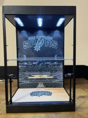San Antonio Spurs - PSA & BGS Card Display Case with LED Lights
