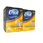 (2) Dial Soap Men Odor Armor Bar Soap Antibacterial 4 Bars Total 3.2 Oz