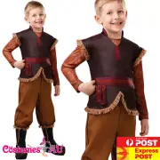 Child Kristoff Costume Frozen 2 Book Week Kids Boys Cosplay Disney Halloween