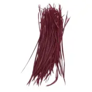 100 Pcs 5-7" Feathers Long Artificial Goose Feather Hat Trimming Wine Red