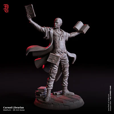 NPC - Cursed Librarian by Flesh of Gods | D&D | DnD | Print on Demand