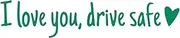 I Love You Drive Safe Decal, Drive Safe Sticker, I Love You Drive Safe Heart Decal | Miniature Waterproof Car Sticker, Car Accessories, Driving Safe, for Rearview Mirrors and Windows