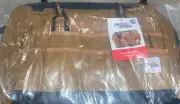 Canvas 26 Pocket Tool Bag Carrier w/ strap Electrician Mechanic Maintenance NWT