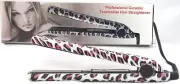 Mink Print Flat Iron/Hair Straightener Professional Ceramic Tourmaline Plates