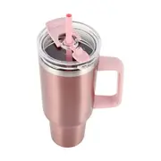 1.18L Rose Gold Look Jumbo Tumbler with Handle