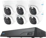 Reolink 12MP PoE NVR Security System with 6 Cameras and 2 TB