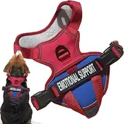 Reflective Dog Harness | Dog Service Vest | Pet Vest | Breathable Dog Harness, Medium Dog Harness, Dog Harness, Adjustable Vest for Dogs by T