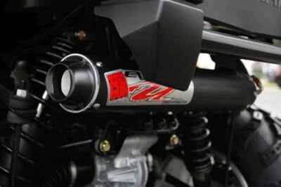 Big Gun EVO Slip-On Exhaust w/ Black Tip For Polaris Sportsman XP 850 2010-16