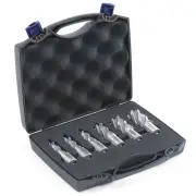Evolution 6pc 2 in. Depth Annular HSS Mag Drill Cutter Set 9/16 To 1 in. With 3/