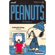 Peanuts - Lumberjack Snoopy ReAction 3.75” Action Figure