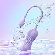 3 Modes with 6 Frequency Rotating Vibration Pocket Pussy Toy, Mini Bullet Waterproof And Suppport Rechargeable For Couples or Women Toy, Purple Vibrator