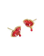 Kendra Scott Kyocera Bella Lab Grown Opal Vampire Stud Earrings