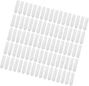 130pcs Dishwasher Protector Dishwasher Rack End Covers Dishwasher Rack Tip Protector Dishwasher Repair Parts Dishwasher Rack Accessories Dishwasher Rack Tip Cap White PVC Luxshiny