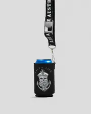 [Salty Life] Salty Life Keystone Lanyard Stubby Cooler in Black One Size