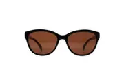 Ted Baker Sunglasses TB1605 Amie 011 Gloss Black Flowers Brown
