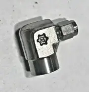 1/8" Tube x 1/4" FNPT 316ss Female Elbow Fitting Ham-Let 770LSS1/8x1/4