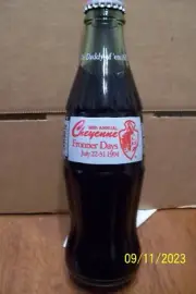98th Annual Cheyenne Frontier Days 1994 - Unopened Coca-Cola Bottle