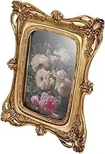 Antique Resin Photo Frame Vintage Style Picture Frame Desktop Picture Holder
