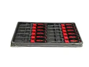 Snap on Tools NEW SGDXMINI12R 12pc Red Soft Grip Mini Screwdriver & Pick Set