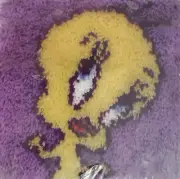 Caron-Looney Tunes Tweety Bird LT0028-yarn work latch hook kit, cartoon characte